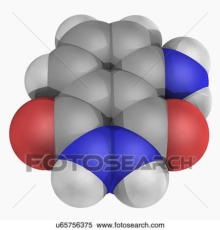 Stock Illustration - Luminol molecule. Fotosearch
