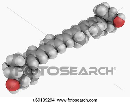 Stock Illustration - Lutein molecule. Fotosearch