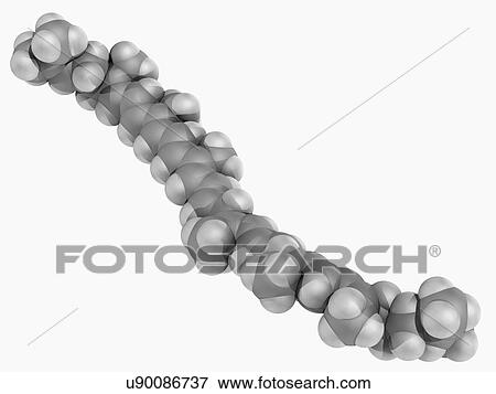 Lycopene molecule View Large Illustration Stock Illustration - Lycopene molecule. Fotosearch