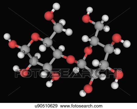 Maltose molecule View Large Illustration Stock Illustration - Maltose molecule. Fotosearch