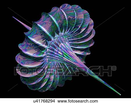 Mathematical model, artwork View Large Illustration Stock Illustration - Mathematical model, artwork. Fotosearch