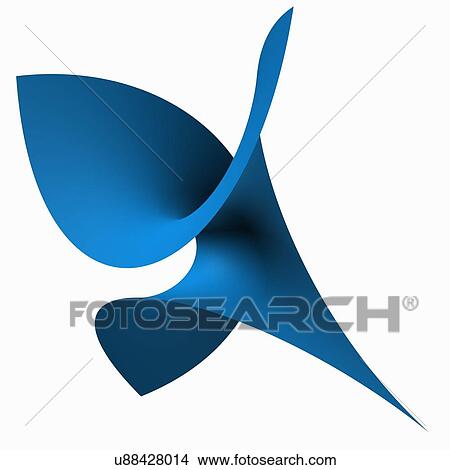 Mathematical model, artwork View Large Illustration Stock Illustration - Mathematical model, artwork. Fotosearch