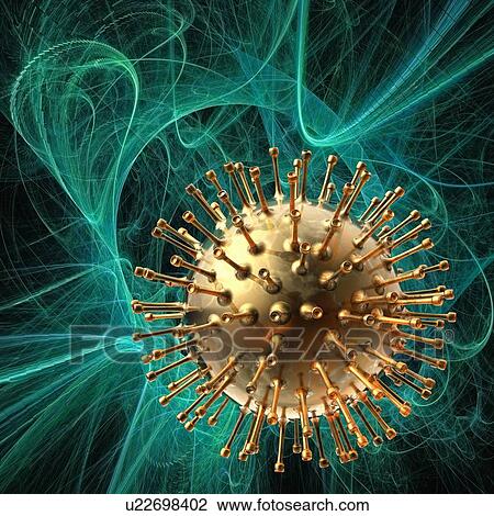 Medical nanoparticles, conceptual image View Large Illustration Drawing - Medical nanoparticles, conceptual image. Fotosearch