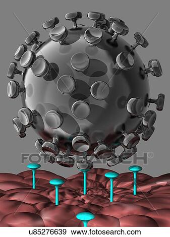 Medical nanoparticles, conceptual image View Large Illustration Stock Illustration - Medical nanoparticles, conceptual image. Fotosearch