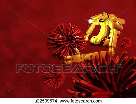 Medical nanorobot, artwork View Large Illustration Stock Illustration - Medical nanorobot, artwork. Fotosearch