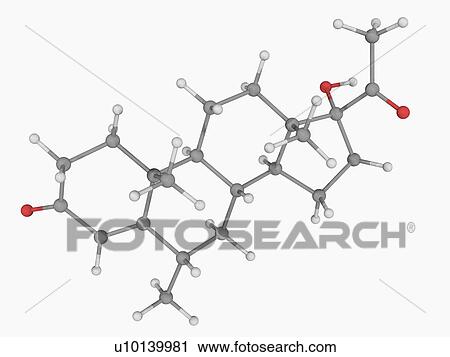 Medroxyprogesterone drug molecule View Large Illustration Clip Art - Medroxyprogesterone drug molecule. Fotosearch