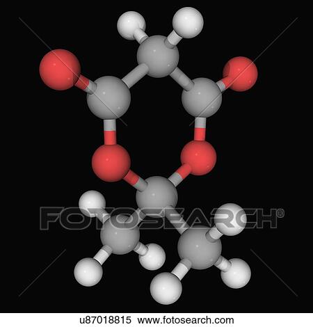 Meldrum's acid molecule View Large Illustration Stock Illustration - Meldrum's acid molecule. Fotosearch