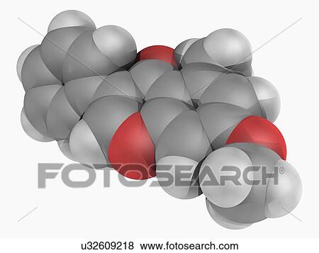 Methoxyisoflavone molecule View Large Illustration Stock Illustration - Methoxyisoflavone molecule. Fotosearch