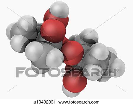 Methyl ethyl ketone peroxide molecule View Large Illustration Clip Art - Methyl ethyl ketone peroxide molecule. Fotosearch