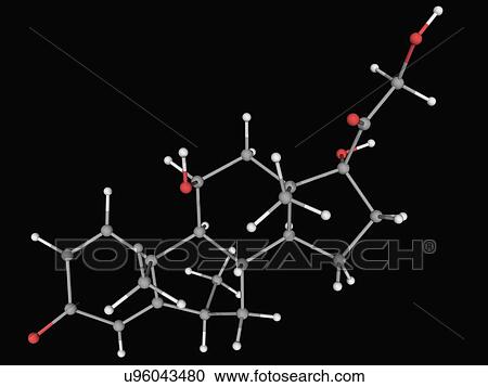 Methylprednisolone drug molecule View Large Illustration Clipart - Methylprednisolone drug molecule. Fotosearch