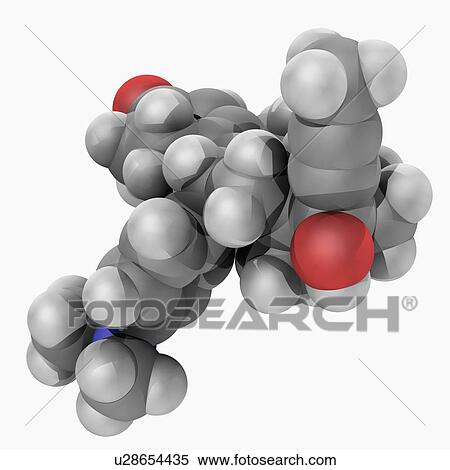 Mifepristone drug molecule View Large Illustration Stock Illustration - Mifepristone drug molecule. Fotosearch