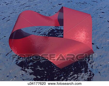 Clipart - Mobius strip, artwork. Fotosearch