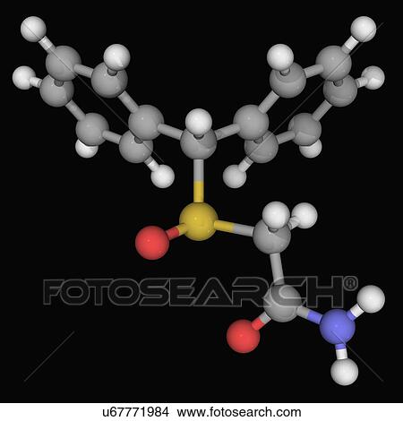 Modafinil drug molecule View Large Illustration Stock Illustration - Modafinil drug molecule. Fotosearch