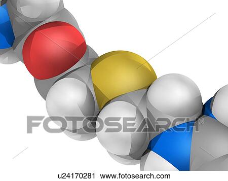 Clip Art - Molecular model. Fotosearch