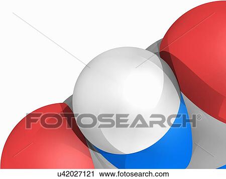 Clip Art - Molecular model. Fotosearch