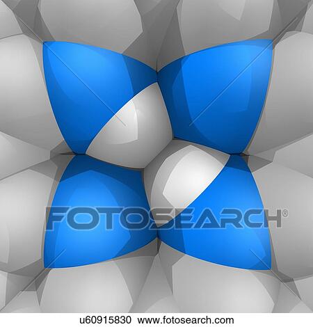 Molecular model View Large Illustration Clipart - Molecular model. Fotosearch