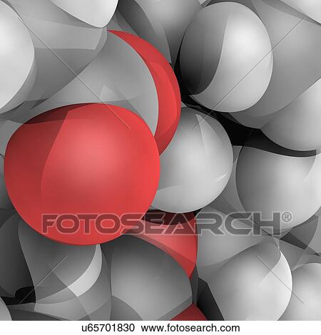 Clipart - Molecular model. Fotosearch