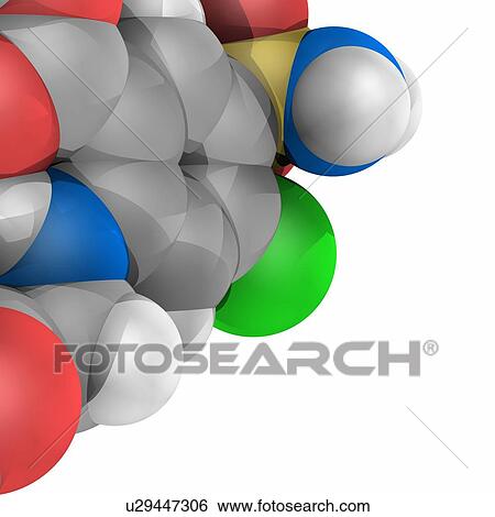 Stock Illustration - Molecular model. Fotosearch