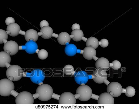 Stock Illustration - Molecular model. Fotosearch