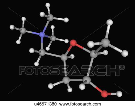 Muscarine molecule View Large Illustration Clipart - Muscarine molecule. Fotosearch