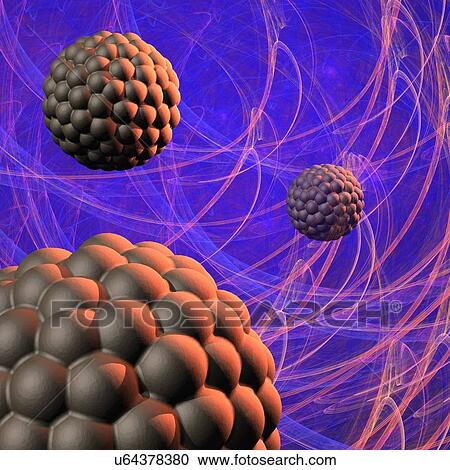 Nanoparticles, artwork View Large Illustration Clipart - Nanoparticles, artwork. Fotosearch