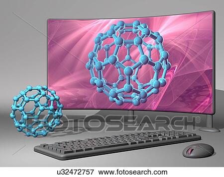 Stock Illustration - Nanotechnology research, conceptual image. Fotosearch