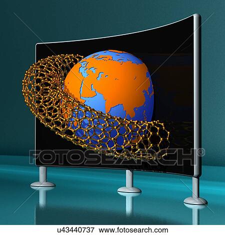 Nanotechnology research, conceptual image View Large Illustration Stock Illustration - Nanotechnology research, conceptual image. Fotosearch