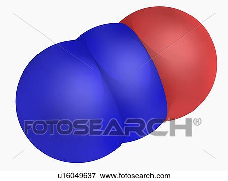 Nitrous Oxide Molecule Stock Illustration U Fotosearch