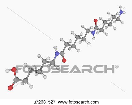 Stock Illustration - Nylon molecule. Fotosearch
