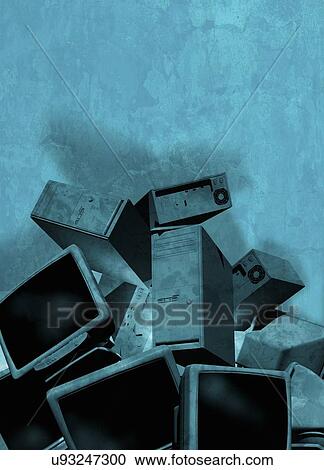 Obsolete technology, artwork View Large Illustration Clipart - Obsolete technology, artwork. Fotosearch