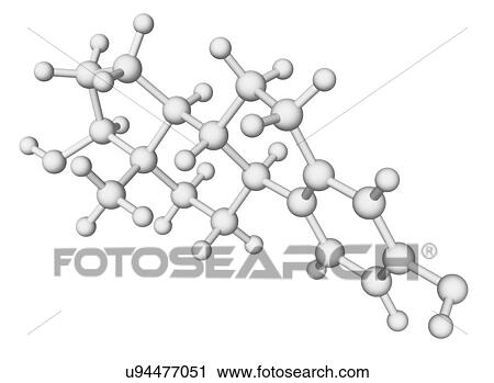Oestradiol hormone molecule View Large Illustration Clip Art - Oestradiol hormone molecule. Fotosearch