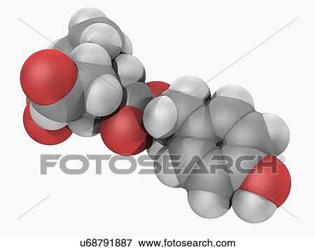 Oleocanthal molecule View Large Illustration Stock Illustration - Oleocanthal molecule. Fotosearch