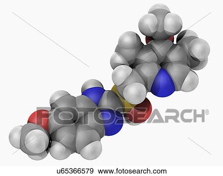 Omeprazole drug molecule View Large Illustration Stock Illustration - Omeprazole drug molecule. Fotosearch