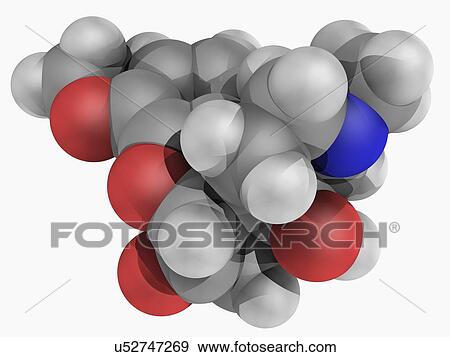 Oxycodone drug molecule View Large Illustration Stock Illustration - Oxycodone drug molecule. Fotosearch