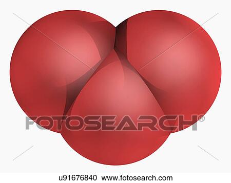 Ozone oxygen molecule View Large Illustration Clipart - Ozone oxygen molecule. Fotosearch