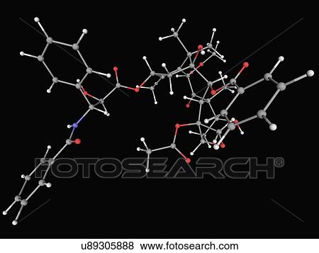 Paclitaxel drug molecule View Large Illustration Stock Illustration - Paclitaxel drug molecule. Fotosearch