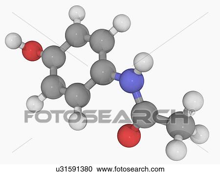 Paracetamol drug molecule View Large Illustration Clipart - Paracetamol drug molecule. Fotosearch