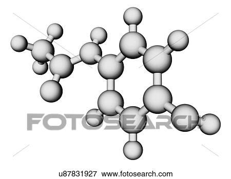 Stock Illustration - Paracetamol molecule. Fotosearch