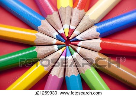 Pencils View Large Illustration Clipart - Pencils. Fotosearch