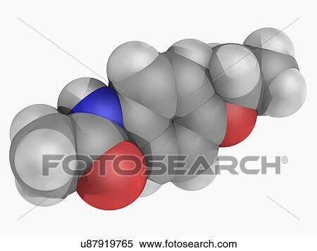 Phenacetin drug molecule View Large Illustration Stock Illustration - Phenacetin drug molecule. Fotosearch