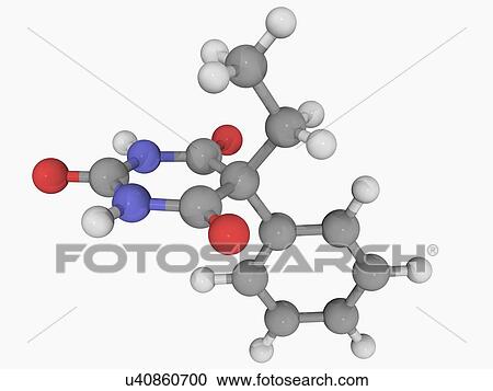 Phenobarbital drug molecule View Large Illustration Clipart - Phenobarbital drug molecule. Fotosearch
