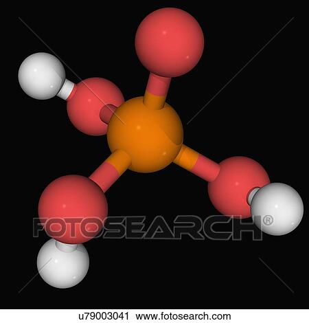 Phosphoric acid molecule View Large Illustration Clip Art - Phosphoric acid molecule. Fotosearch