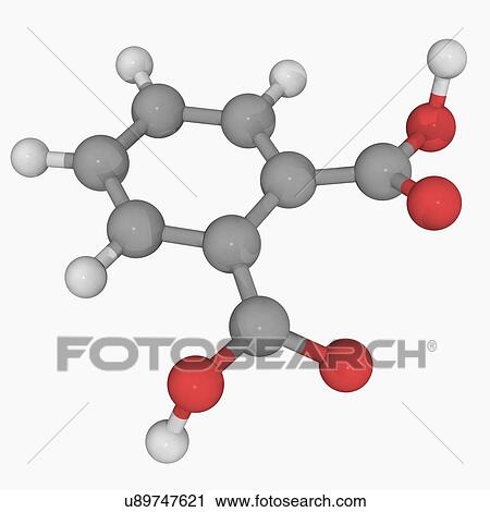 Phtalic acid molecule View Large Illustration Clip Art - Phtalic acid molecule. Fotosearch