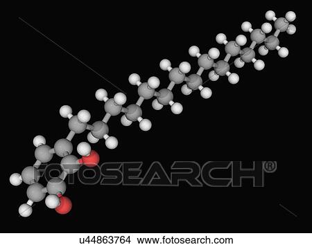 Stock Illustration - Poison ivy poison molecule. Fotosearch