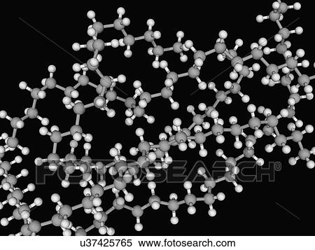Polyethylene molecule View Large Illustration Stock Illustration - Polyethylene molecule. Fotosearch