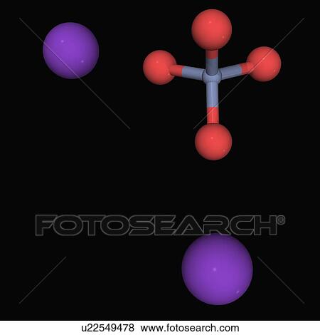Potassium chromate molecule View Large Illustration Stock Illustration - Potassium chromate molecule. Fotosearch
