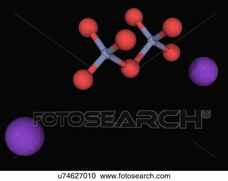Potassium dichromate molecule View Large Illustration Clipart - Potassium dichromate molecule. Fotosearch