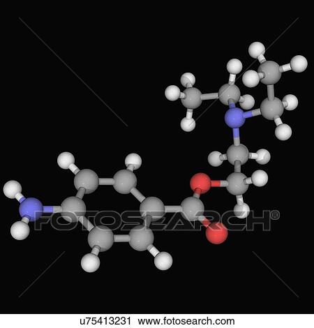 Procaine drug molecule View Large Illustration Clip Art - Procaine drug molecule. Fotosearch