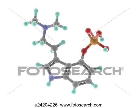 Stock Illustration - Psilocybin drug molecule. Fotosearch