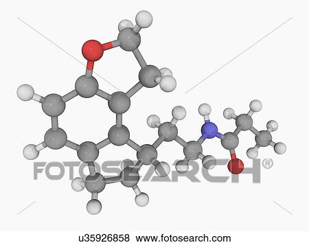 Ramelteon drug molecule View Large Illustration Stock Illustration - Ramelteon drug molecule. Fotosearch